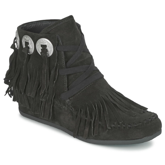 Ash SHADOW Noir, Chaussures Bottines Femme