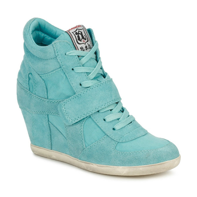Ash BOWIE Turquoise, Chaussures Basket montante Femme