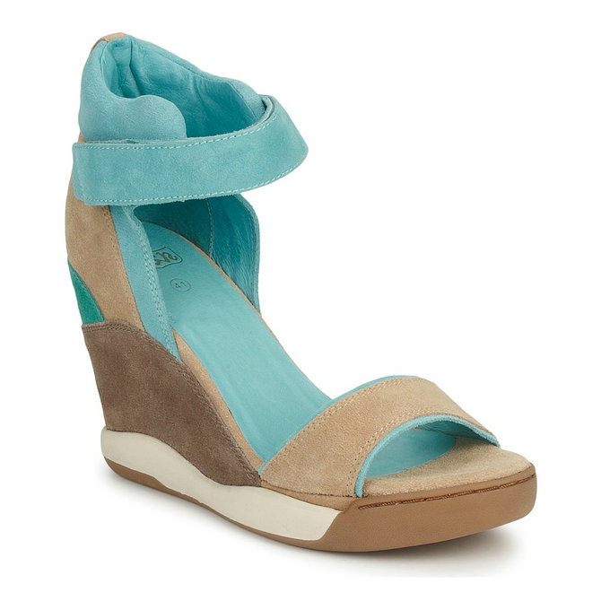 Ash ELOISE Marron / Bleu, Chaussures Sandale Femme