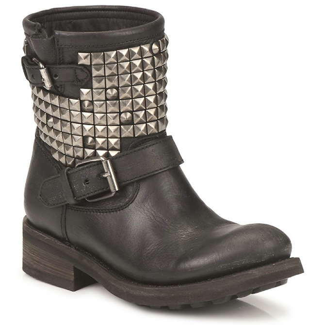 Ash TITAN Noir, Chaussures Boots Femme